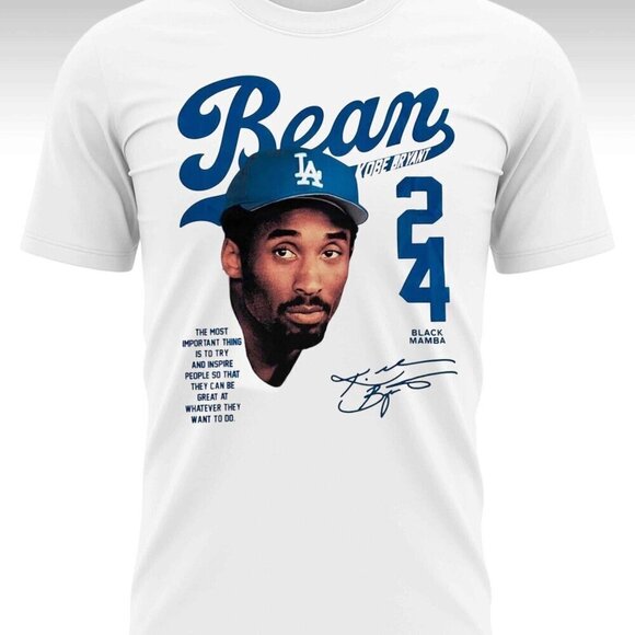 Olin
D Other - Bean Kobe Bryant Dodgers 24 Black Mamba Shirt 152